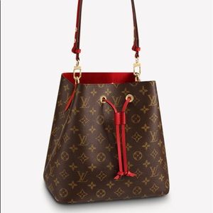 Genuine Louis Vuitton Neonoe.  Monogram and poppy.